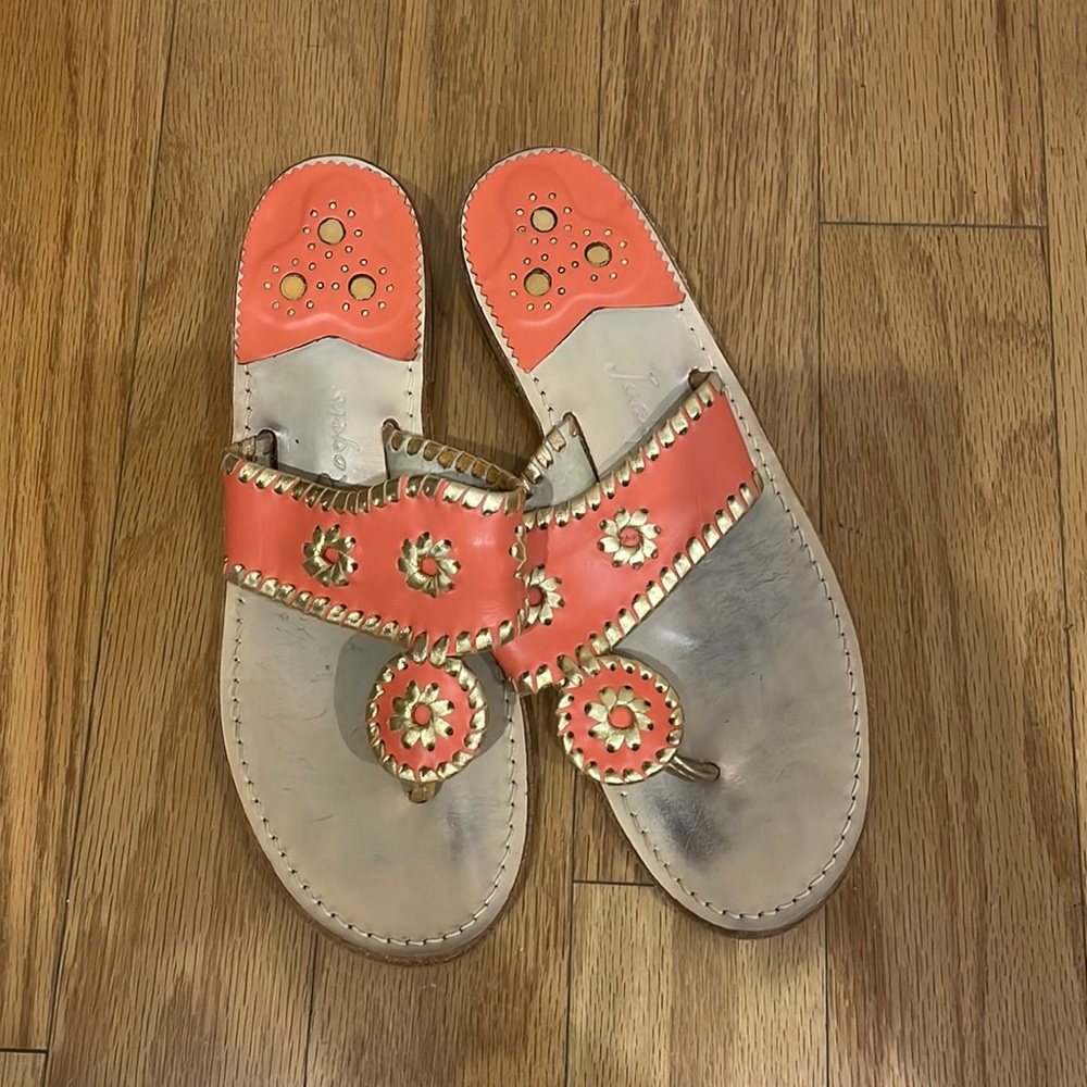 Coral Jack Flat Sandals